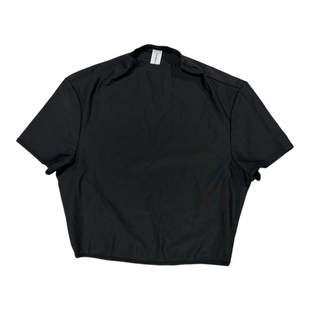 Outdoor Voices Cropped Short Sleeve UPF 50+ Rashguard - Black
